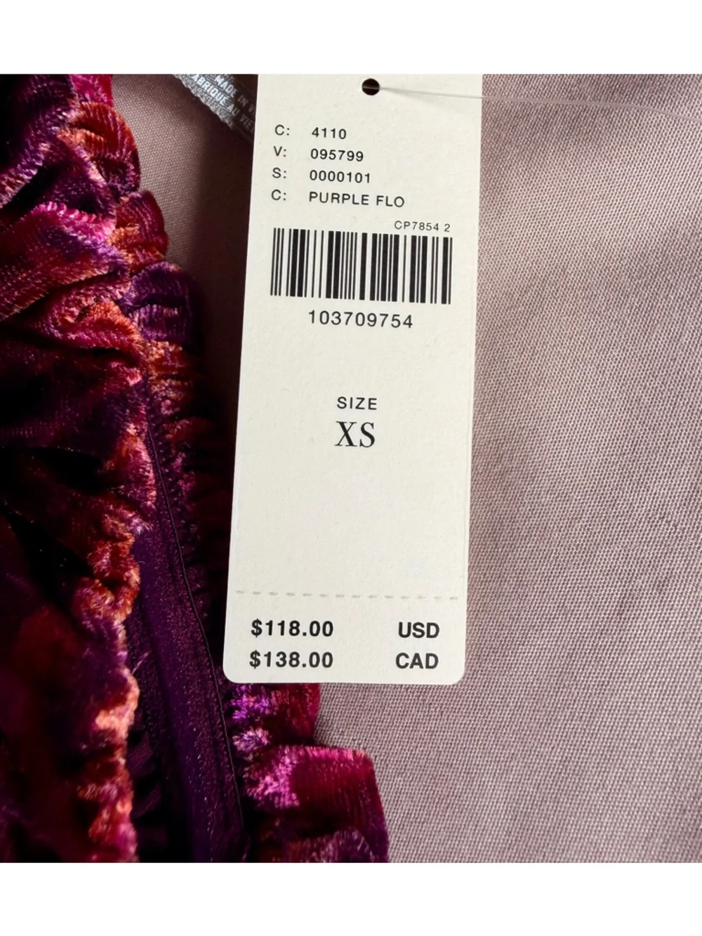 NWT Anthropologie Somerset Strapless Blouse - Velvet Top - Picture 8 of 13